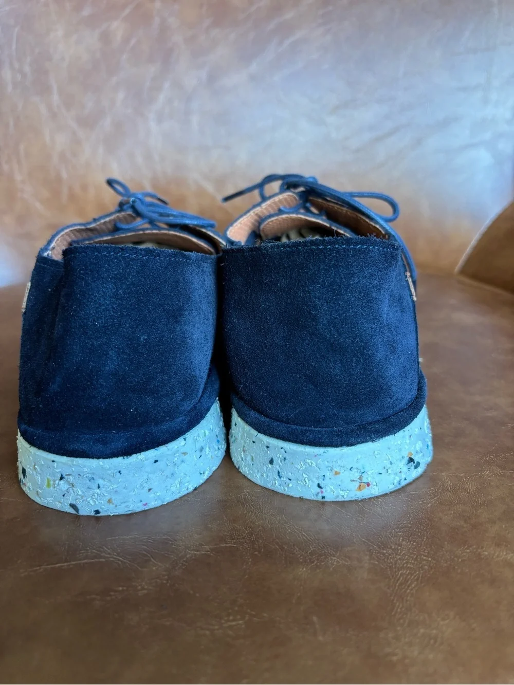 Rodd & Gunn Navy Suede Perforated Derby Comfort Shoes Men’s 44